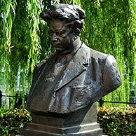 Statue of the writer Felix Timmermans, Lier, Belgium